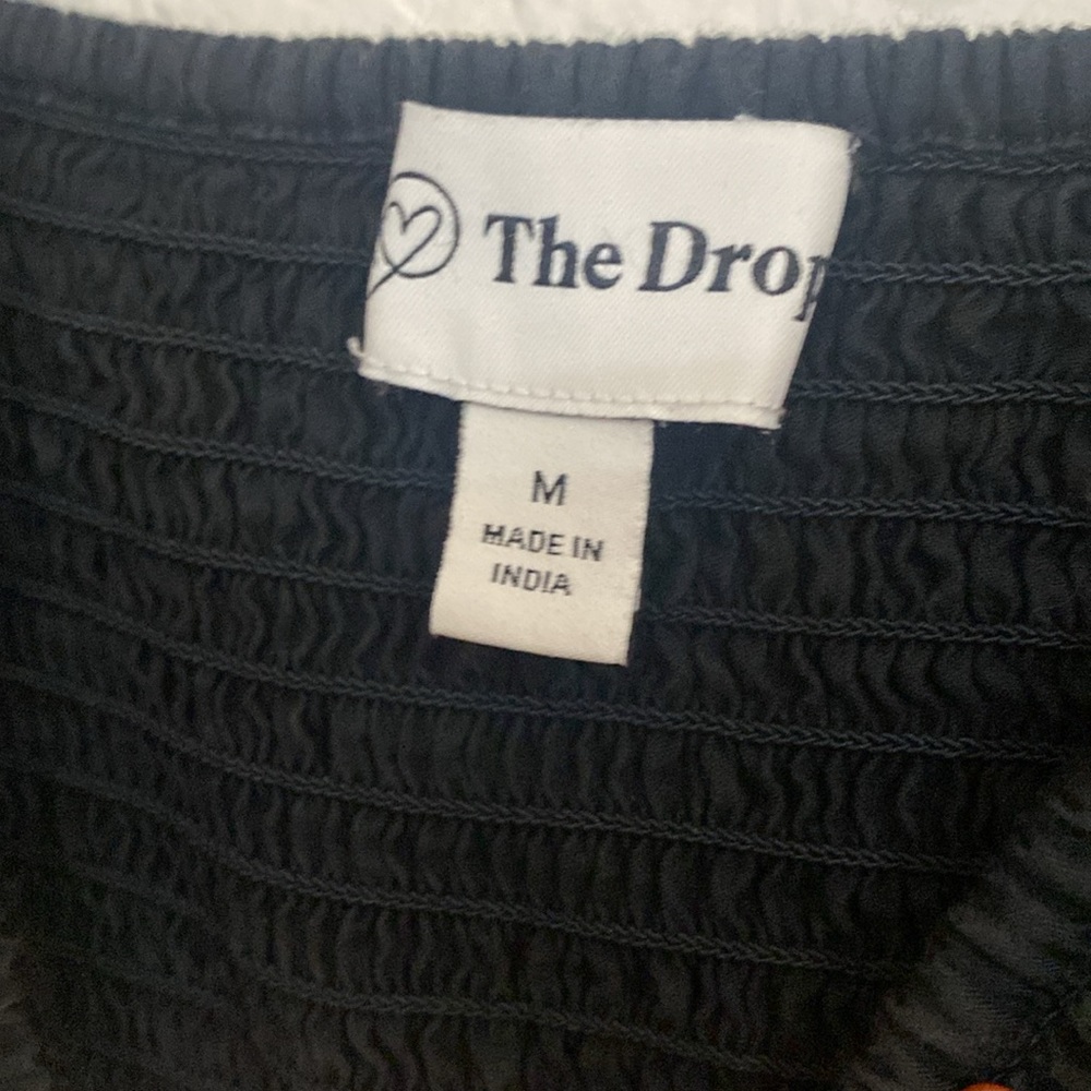 Black ruffle midi dress - Picture 5 of 6